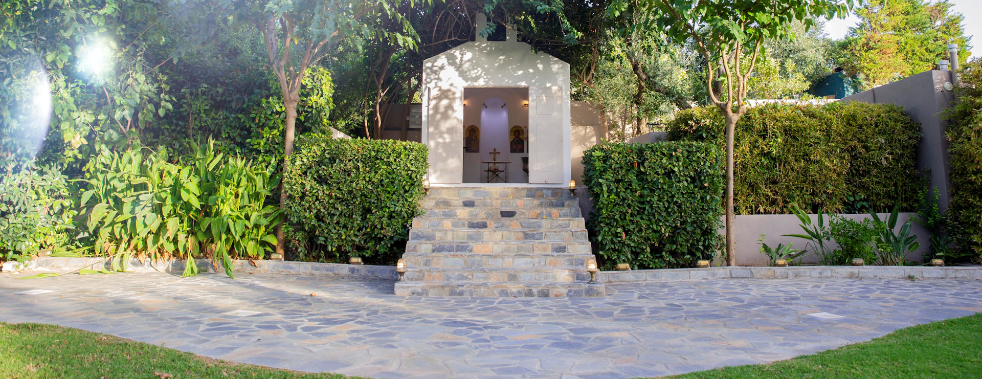 The private chapel at Lagonissi Falls